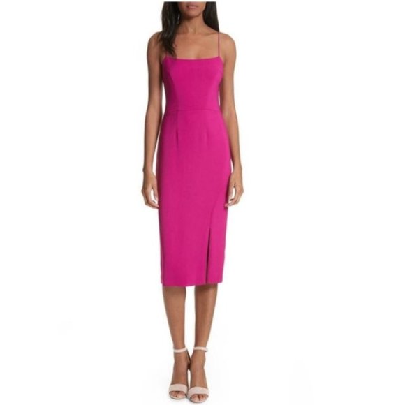 Tracy Reese Dresses & Skirts - Tracy Reese Pink Fuschia Slip Sheath Womens 8 Cocktail Dress